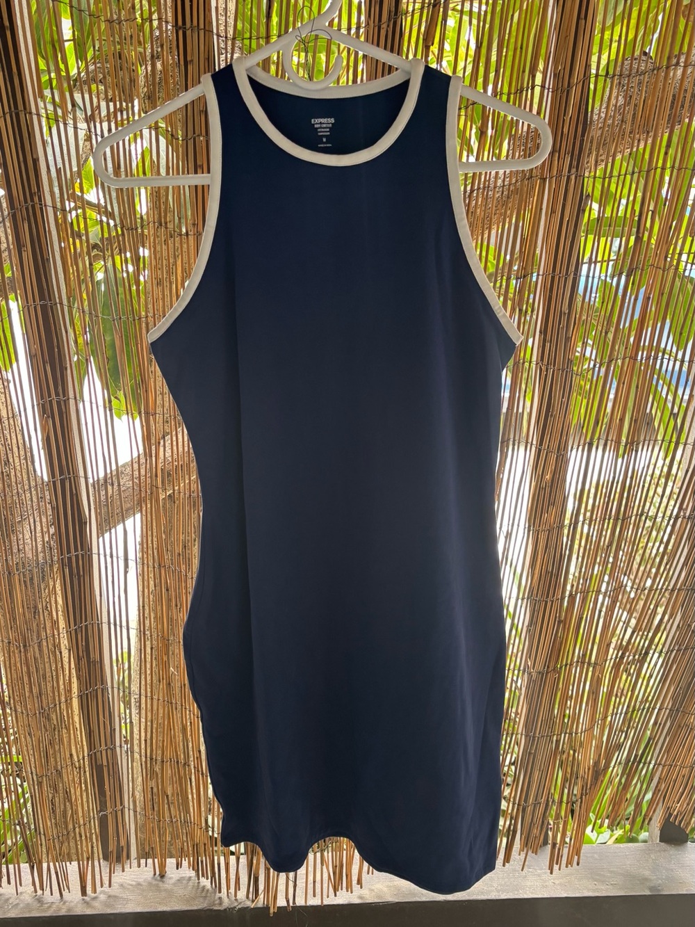 Express Navy blue body contour dress. Like new condition :) make an offer!